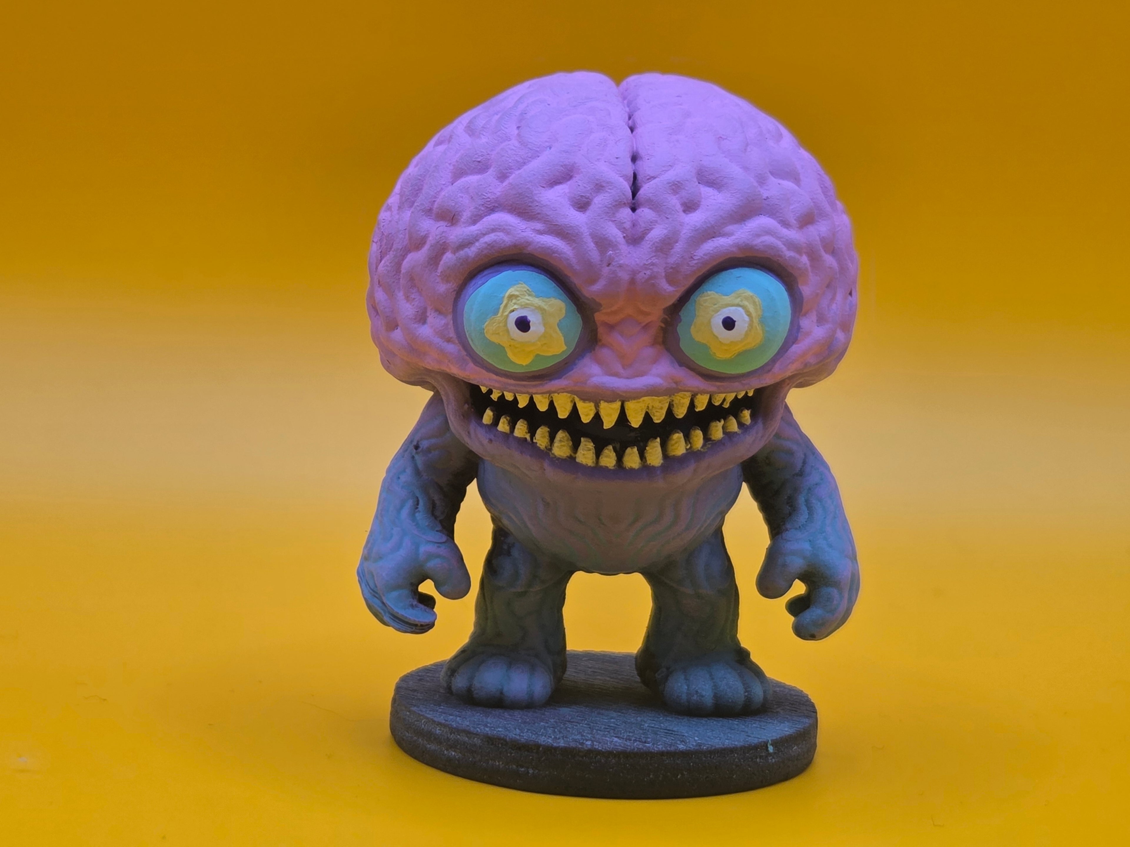 Pinky the Brain - 32mm - 3d Printed. Unpainted. Original Design!