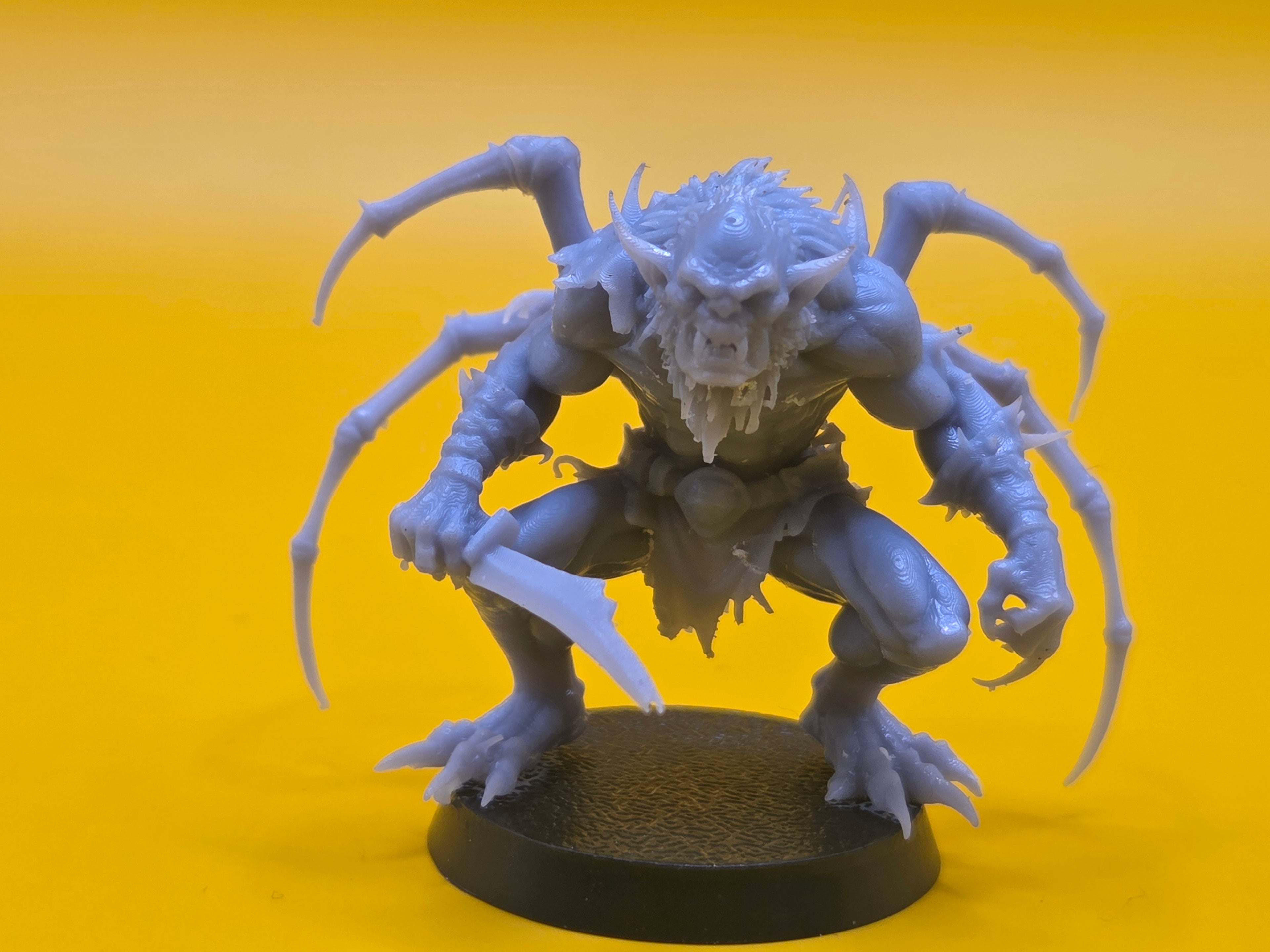 Skritch the Web-Ripper - Goblin - Spider 32mm - Resin - Unpainted