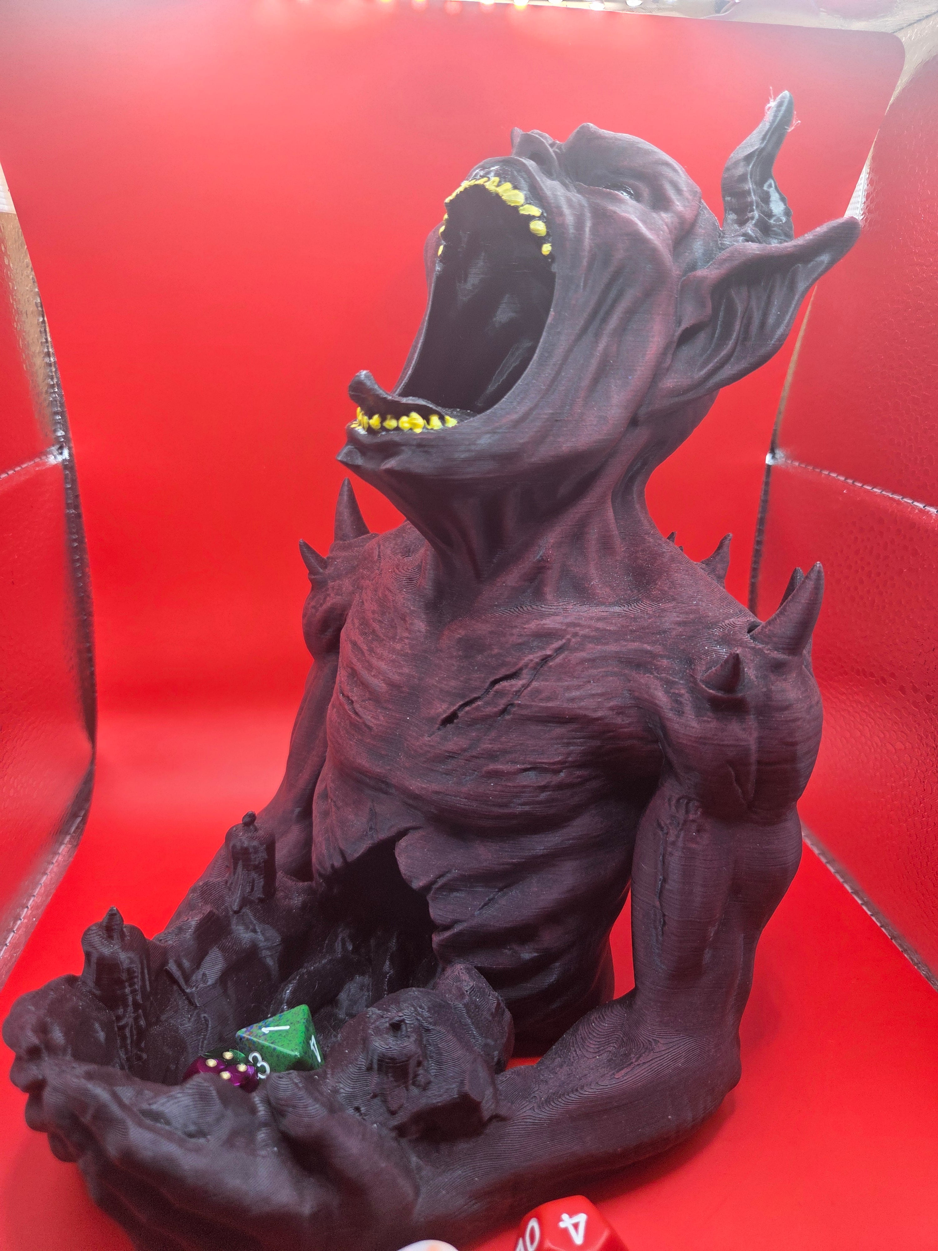 The Hungering Imp Dice Tower - 3d Printed - Hand Painted