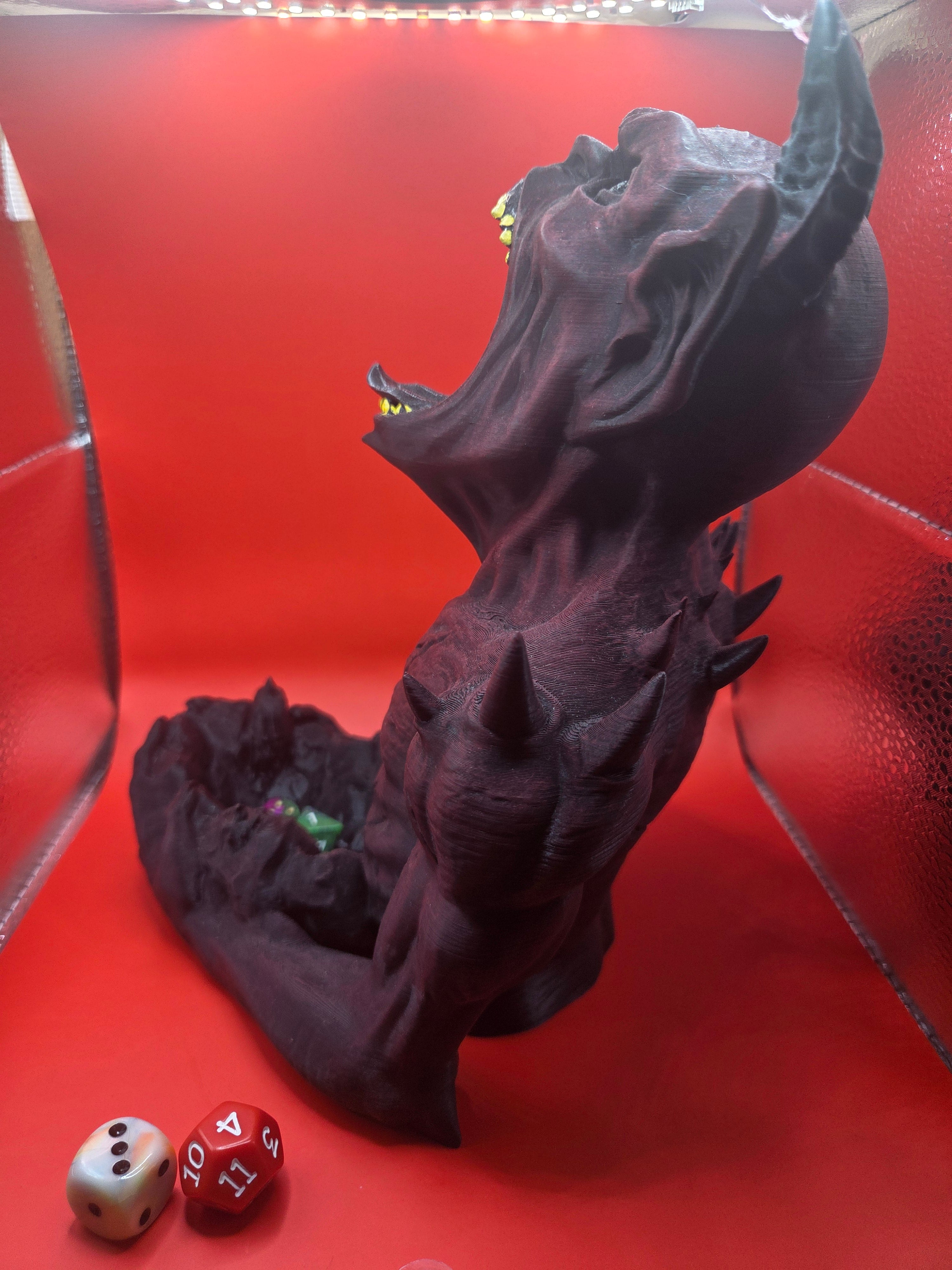 The Hungering Imp Dice Tower - 3d Printed - Hand Painted
