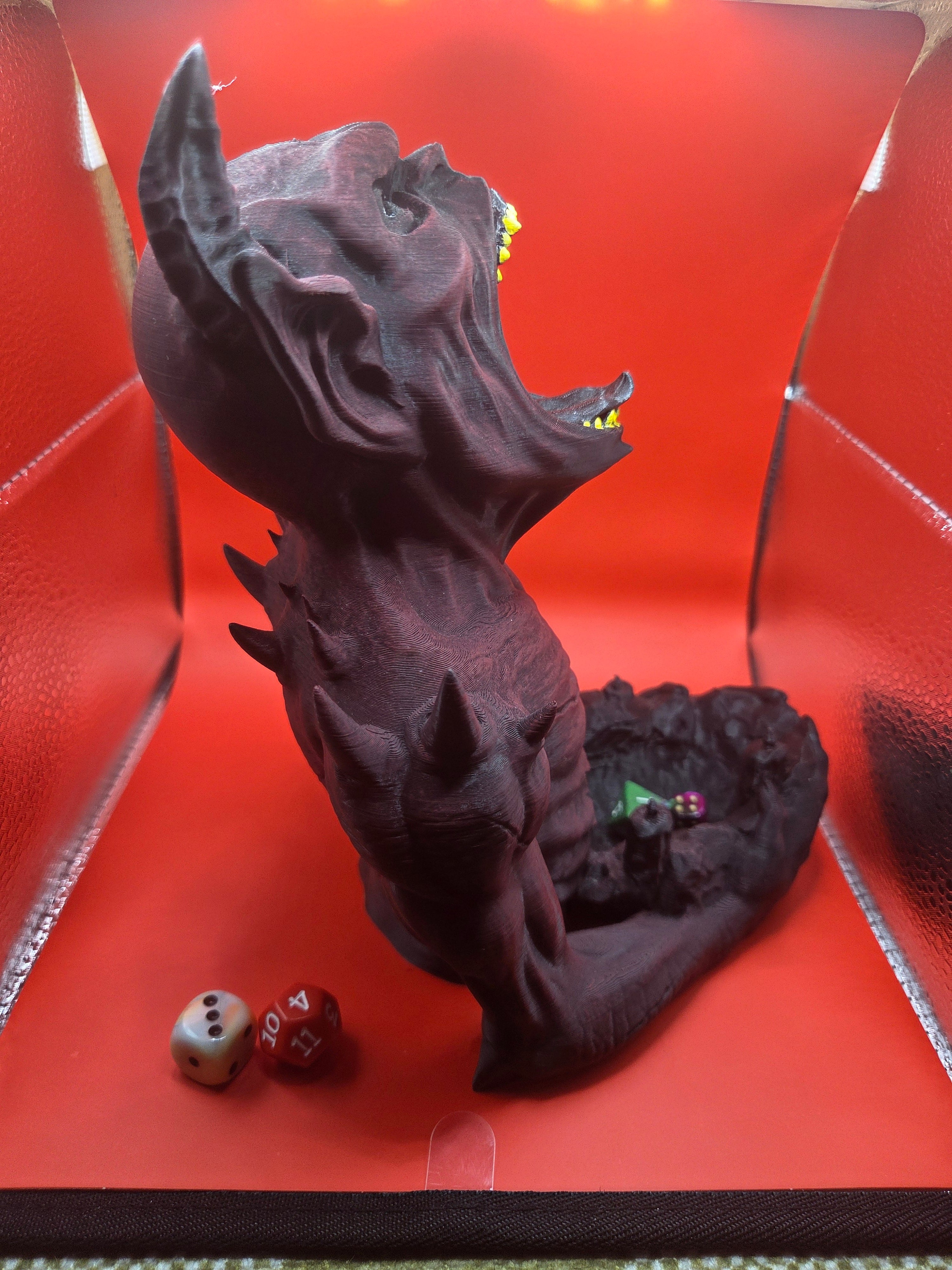 The Hungering Imp Dice Tower - 3d Printed - Hand Painted