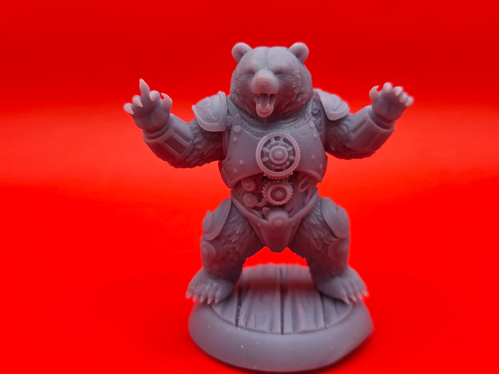 Kilgore the Clock Work Bear - 32mm - Resin - Unpainted