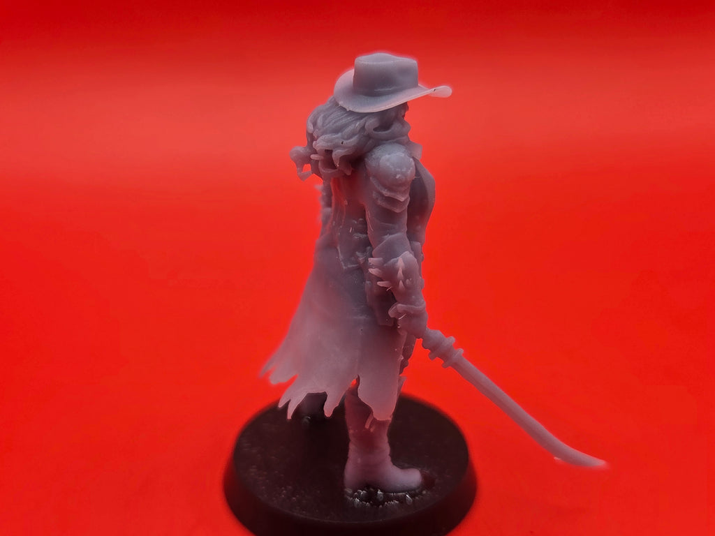 Jolene the Bounty Hunter - 32mm - Human - Resin - Unpainted