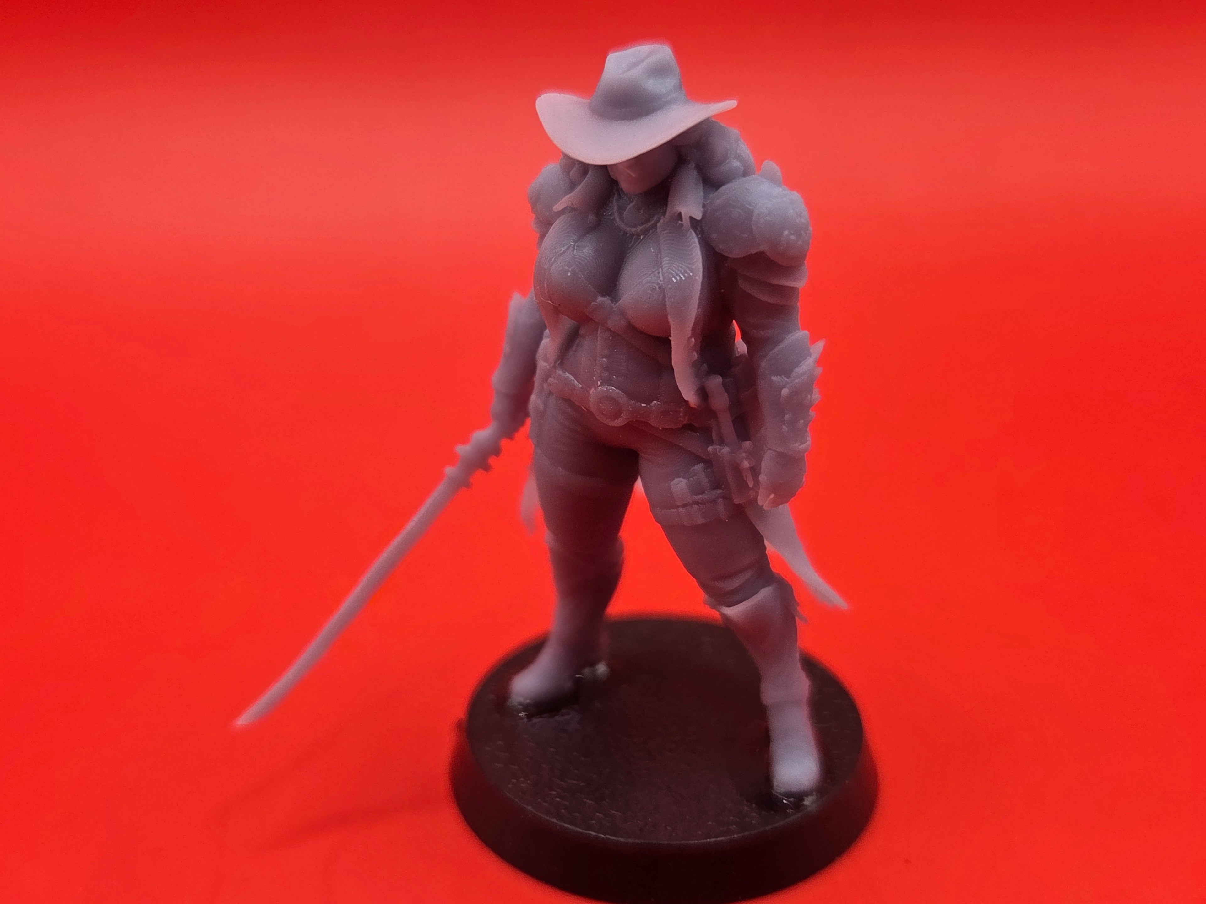 Jolene the Bounty Hunter - 32mm - Human - Resin - Unpainted