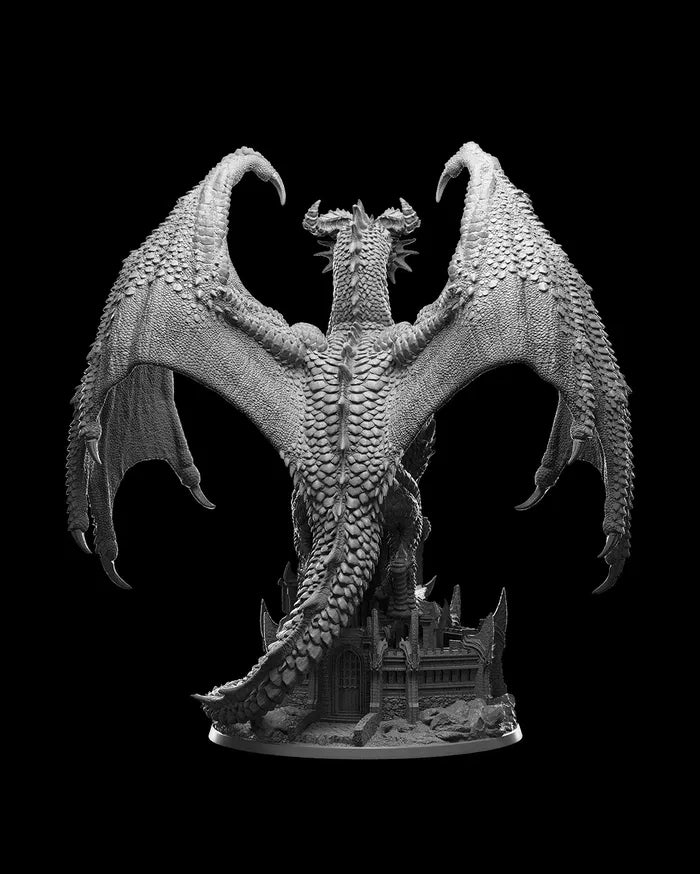 Arnya, The Ember Wing - Dragon - 32mm - Unpainted.