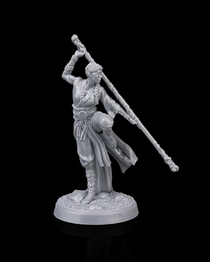 Ayumi, The Enlightened Guide - Human Monk Female 32mm Unpainted