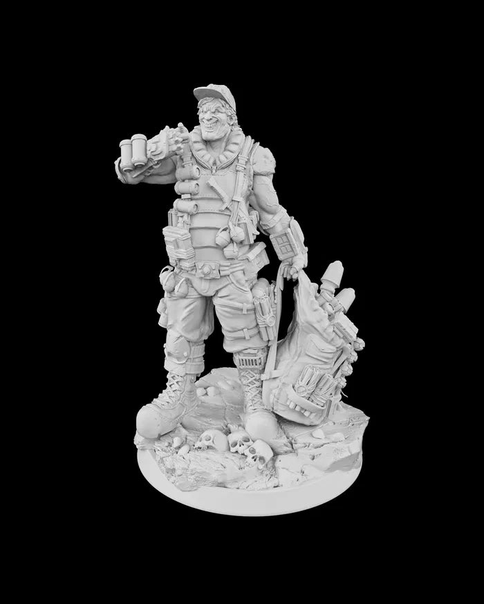 BOMBER TRUCKER - Science Fiction - 32mm - Unpainted