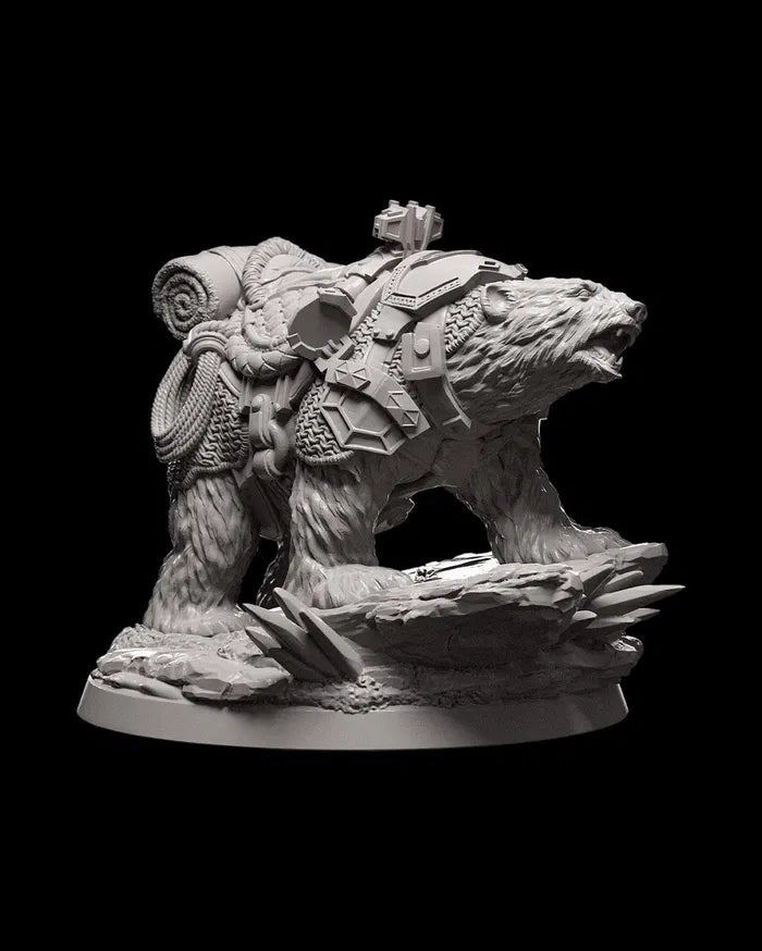 Bear Companion - 32mm - Resin Unpainted