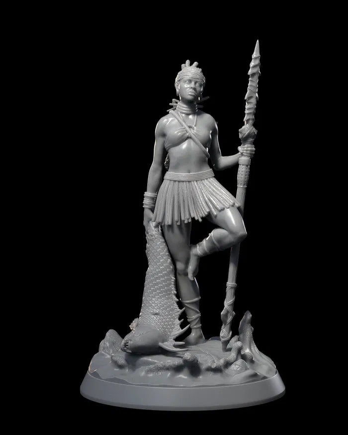 Chieftain Naomi - Pirate - 32mm - Resin - Unpainted