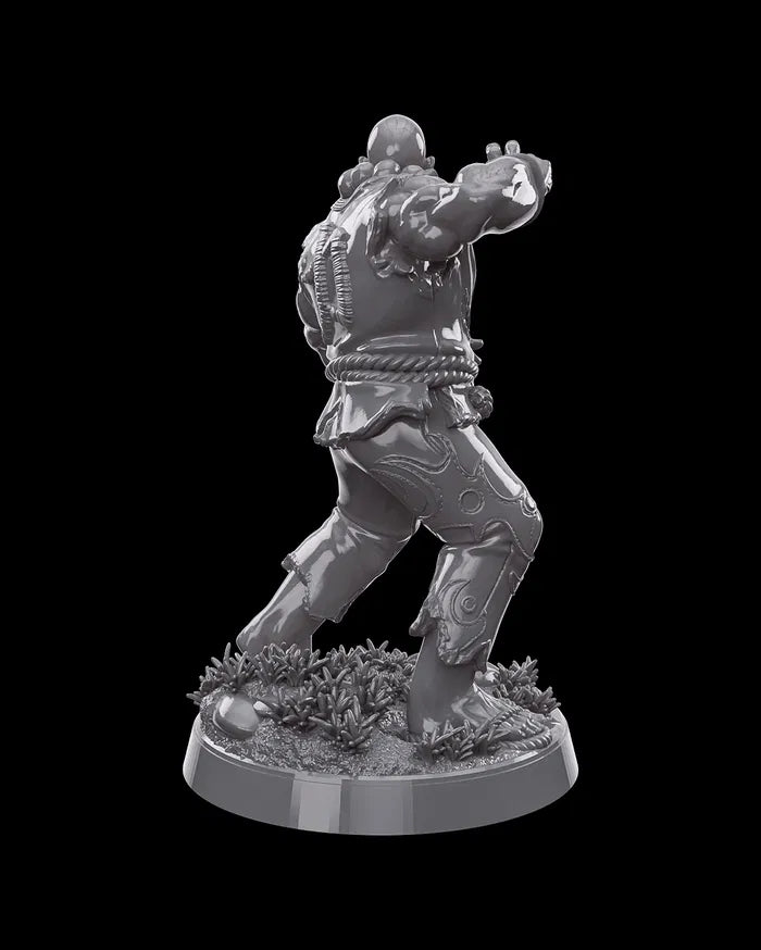 Daiki, The Silent Sage - Human Monk 32mm - Unpainted