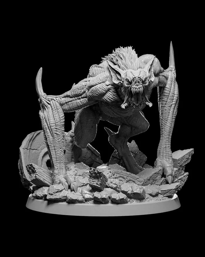 Dire Bat - Monster - 32mm - Unpainted