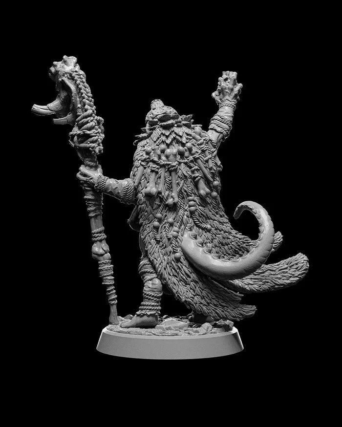 Dragonfolk Shaman - Dragon - 32mm - Unprinted