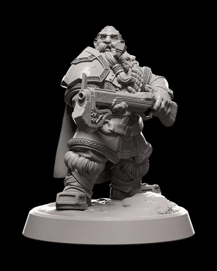 Dwarven Ranger - 32mm - Resin - Unpainted
