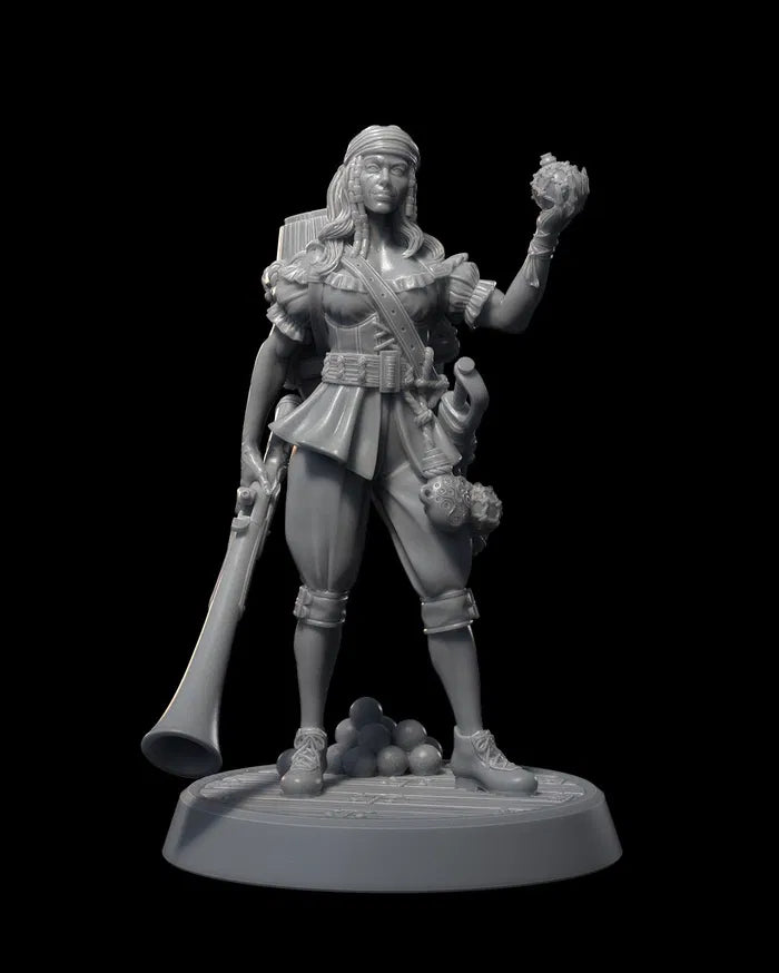 Dyna , Female Pirate - 32mm - Unpainted