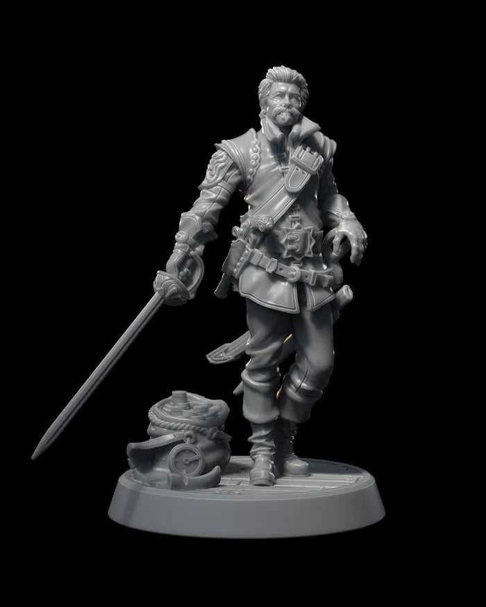 Ferdinand Aguja , Swashbuckler - 32mm - Unpainted
