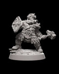 Fire Soldier Male - 32mm - Resin - Unpainted