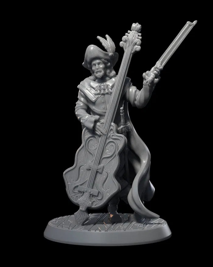 Giovanni - Pirate Bard - 32mm - Resin - Unpainted