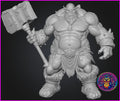 Gorvak the Blood-Bellow - 32mm - Orc Warrior - Original Design - unpainted