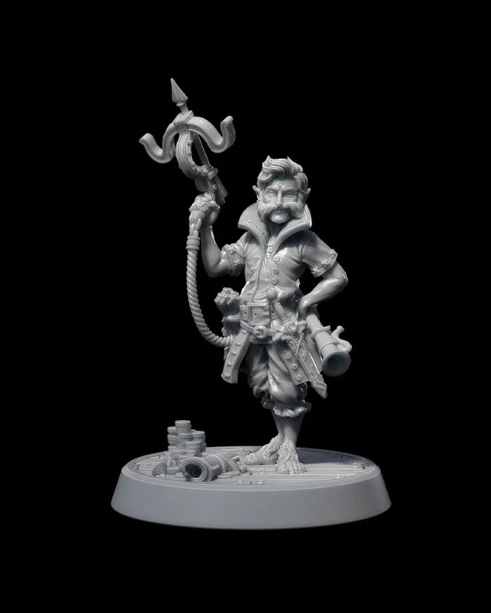 Half Pint Delloit - Pirate - 32mm - Resin - Unpainted