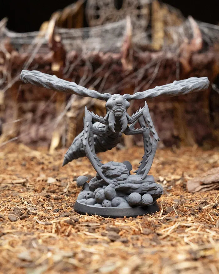 Giant Flying Insect - Insechnid One - 32mm - Resin - Unpainted