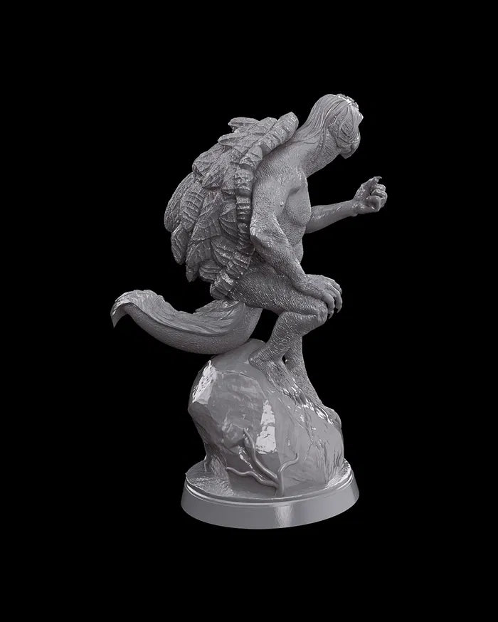 Kappa, Cryptic Guardian of Laughter - Turtle 32mm - Unpainted