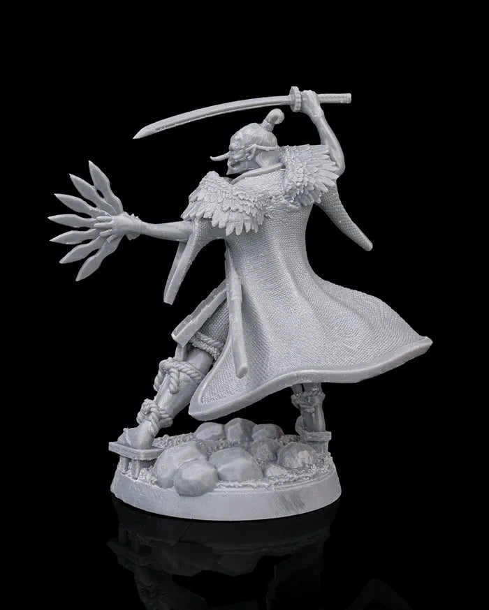 Karasu Tengu, Keeper of the Mountains - Human - 32mm - Unpainted