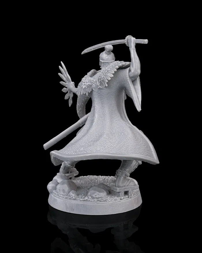 Karasu Tengu, Keeper of the Mountains - Human - 32mm - Unpainted