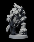 Krog , Pirate Captain. 32mm - Resin - Unpainted