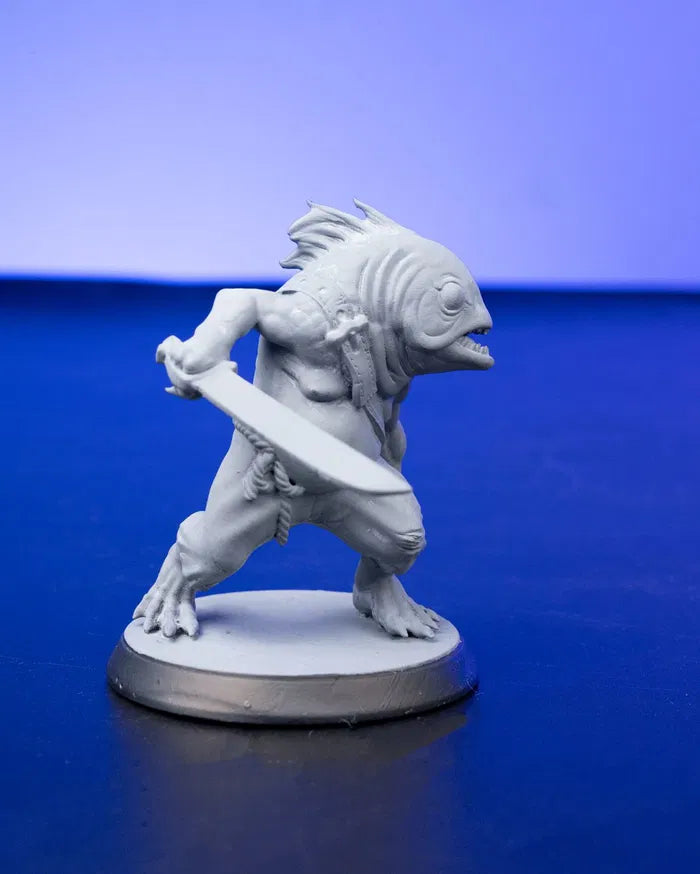 Kuo-toa , Chunky Pirate - 32mm - Resin - Unpainted