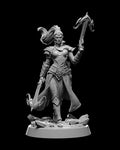 Livia - Dark Elf Hunter - Drow - 32mm - Resin - Unpainted