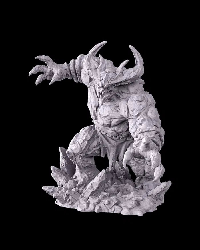 Magma Golem - Golem - 32mm - Unpainted