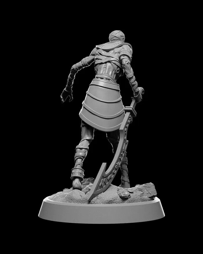 Mummy III - 32mm - 3D Printed Resin - Unpainted