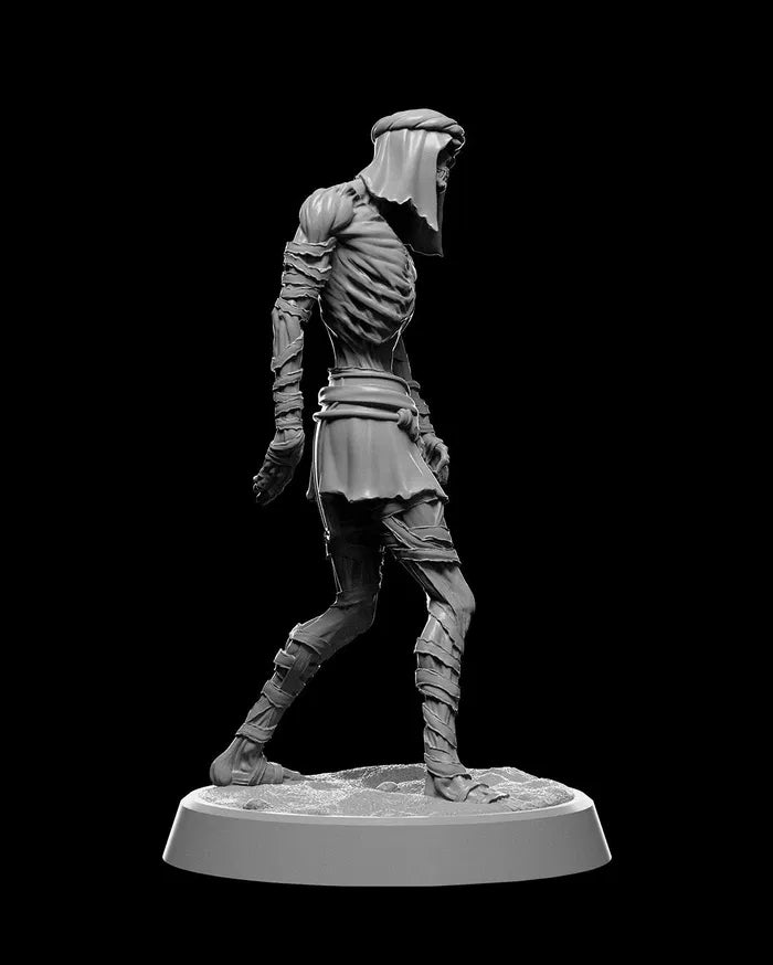 Mummy II - 32mm - 3D Printed Resin - Unpainted
