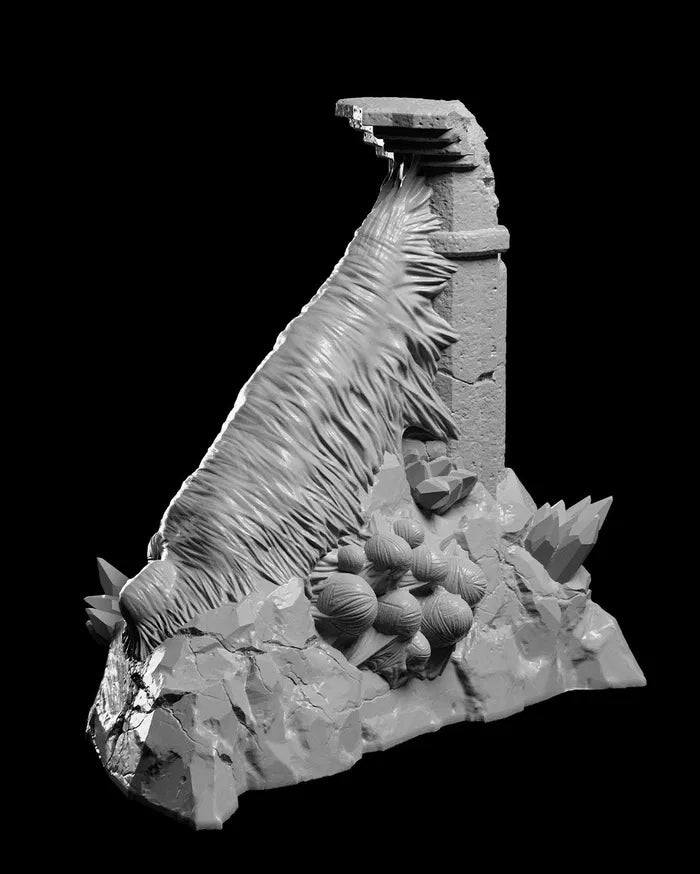 Under Dark Prop Set - Terrain - 10 pc - 32mm - Resin - Unpainted