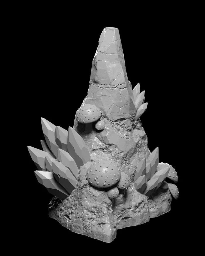 Under Dark Prop Set - Terrain - 10 pc - 32mm - Resin - Unpainted