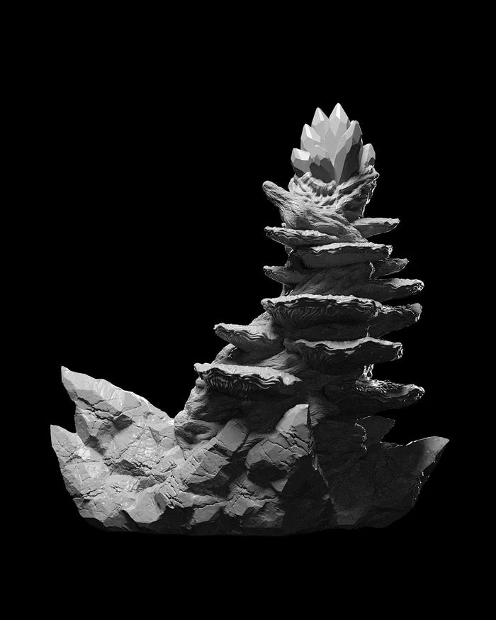 Under Dark Prop Set - Terrain - 10 pc - 32mm - Resin - Unpainted