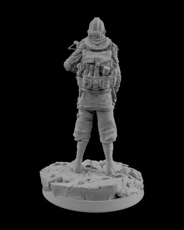 SOLDIER TROOPER  - Science Fiction - Human - 32mm - Unpainted