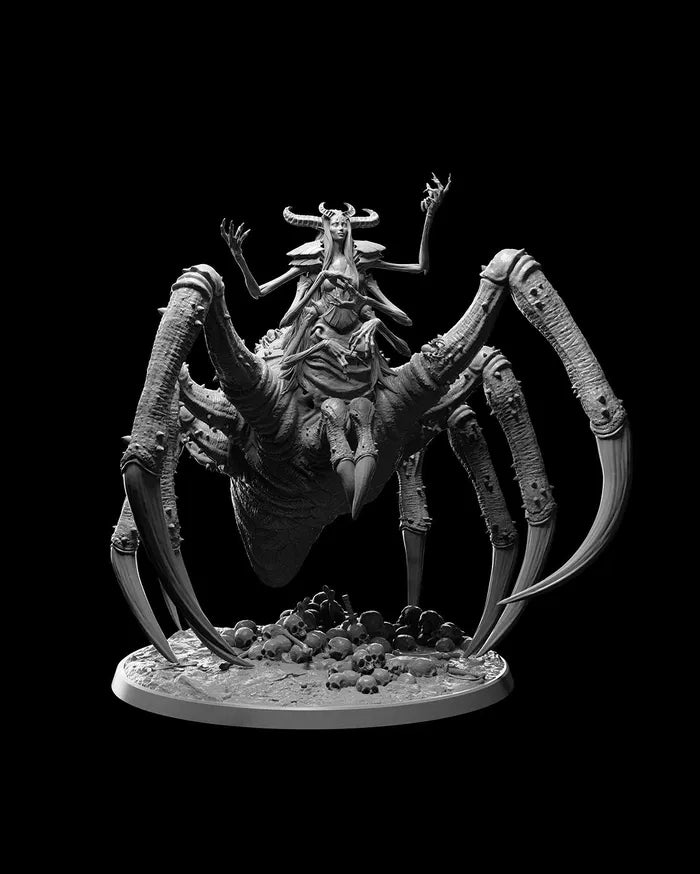 Spider Queen - Dark Elf - Drow - 32mm - Resin - Unpainted