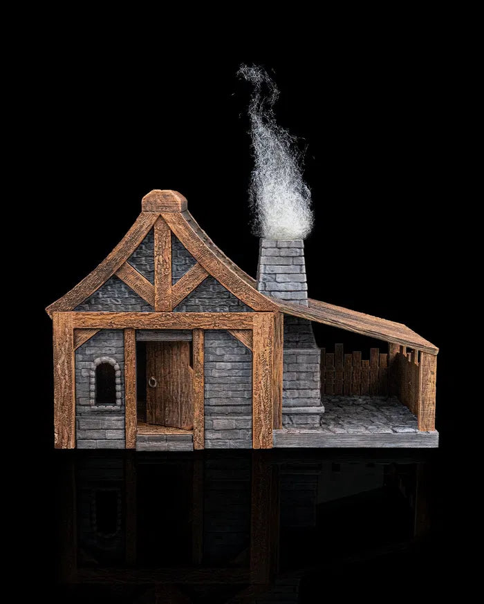 The Grinning Hammer - Blacksmith - Terrain - 32mm Scale - Unpainted