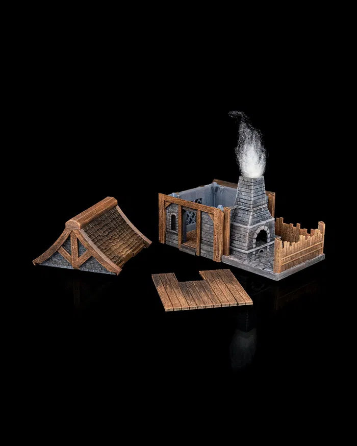 The Grinning Hammer - Blacksmith - Terrain - 32mm Scale - Unpainted