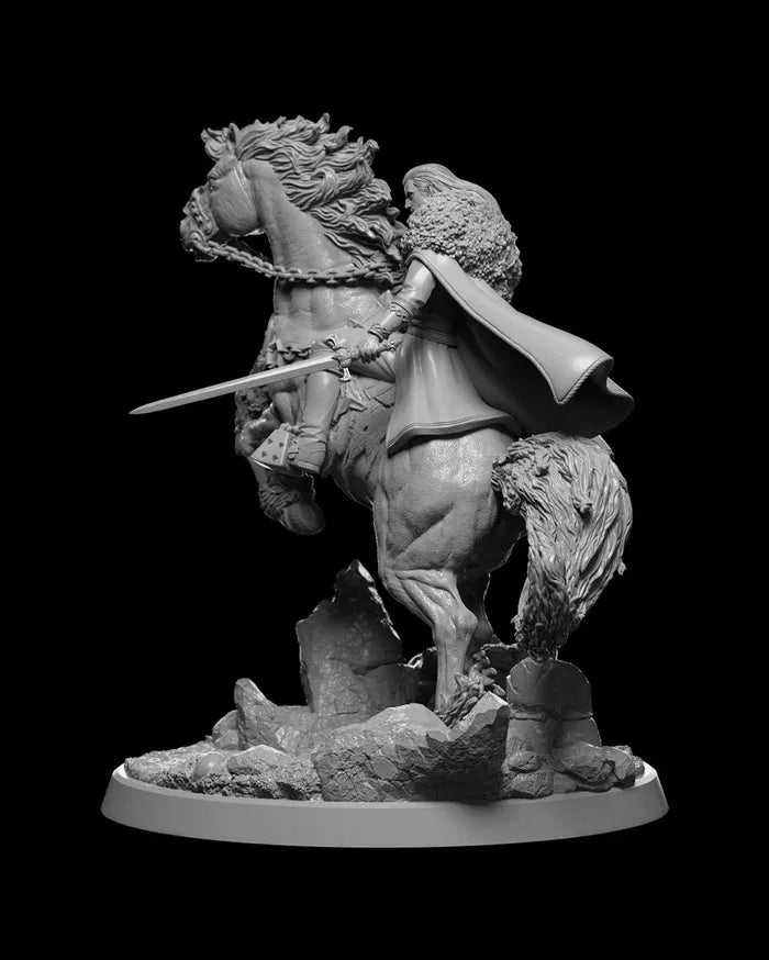 Vyesant On Nightmare - Vampire Lord - 32mm - Unpainted