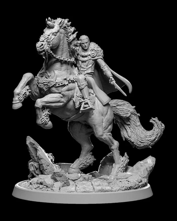Vyesant On Nightmare - Vampire Lord - 32mm - Unpainted