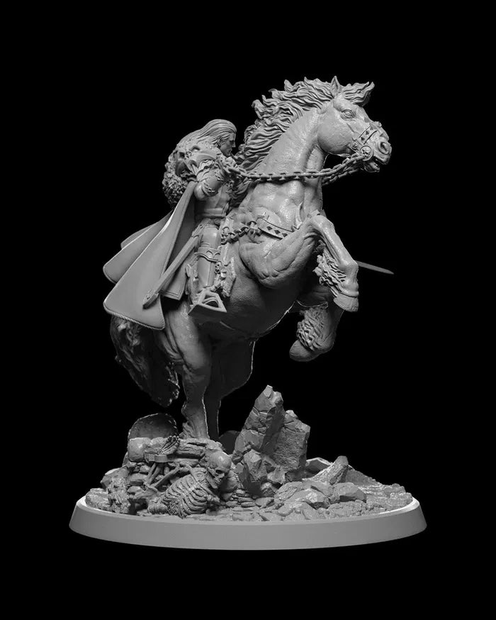 Vyesant On Nightmare - Vampire Lord - 32mm - Unpainted