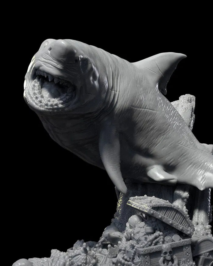 White Shark - 32mm - Resin - Unpainted