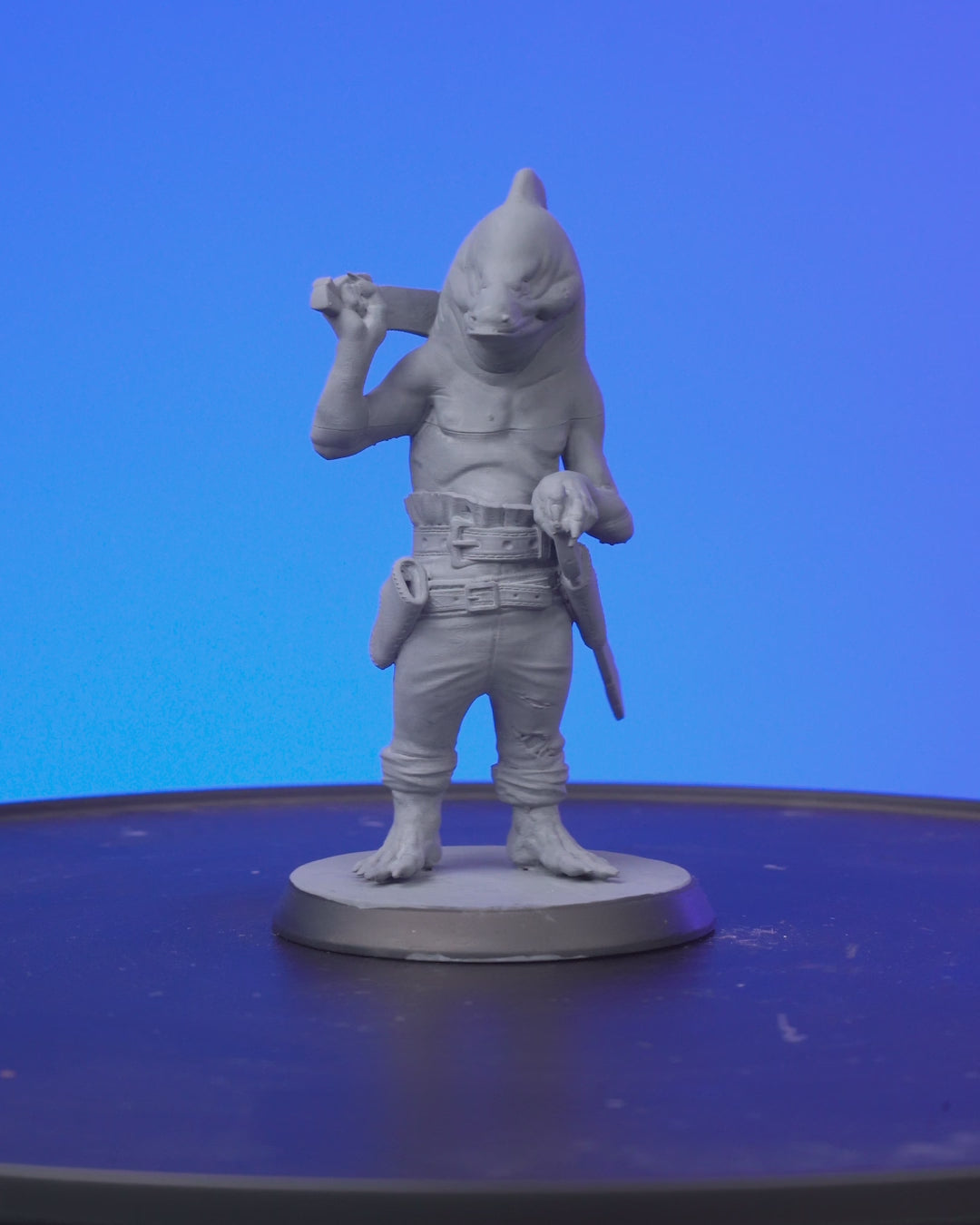 Kuo-toa - Pirate - Fishman - 32mm - Unpainted