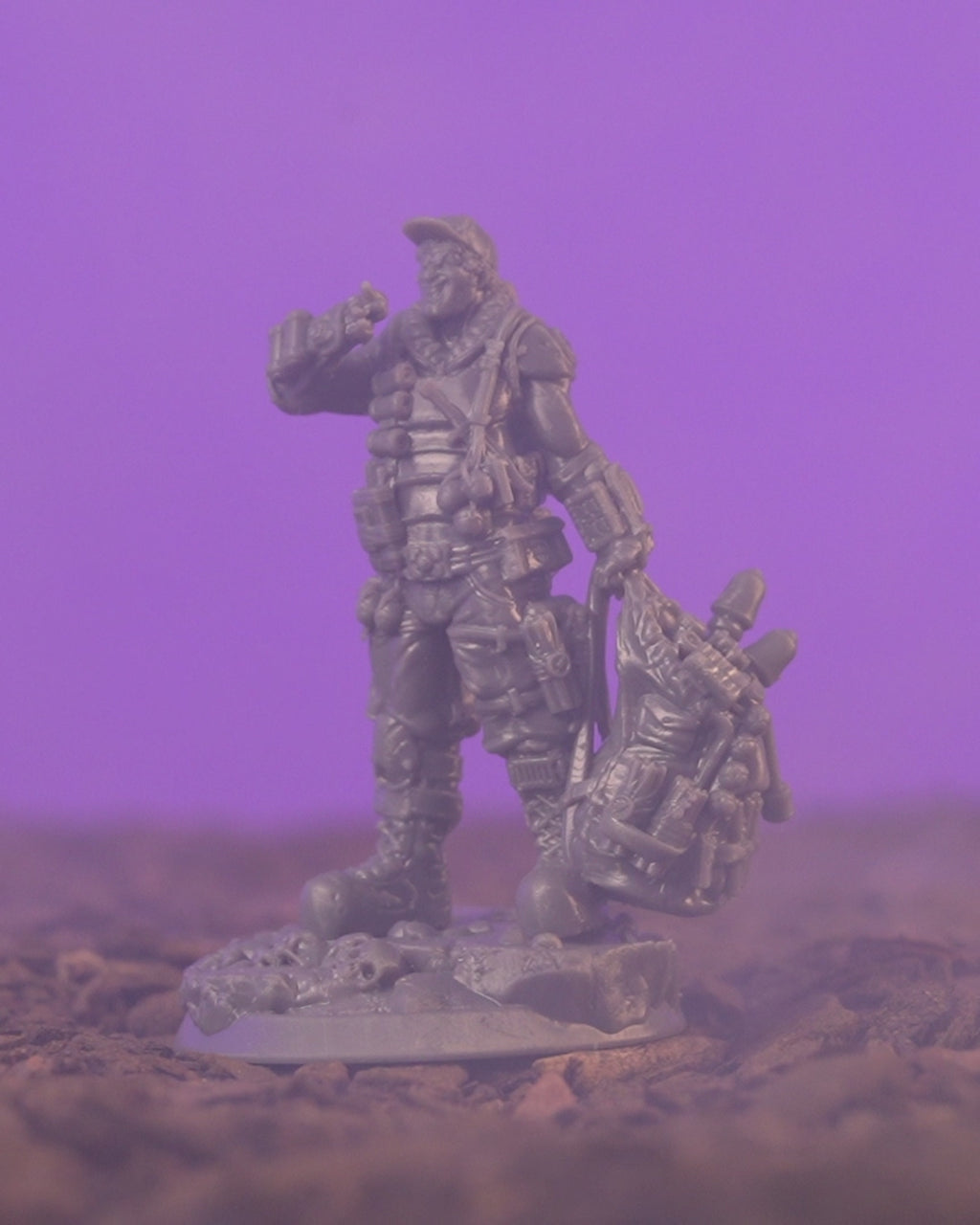 BOMBER TRUCKER - Science Fiction - 32mm - Unpainted