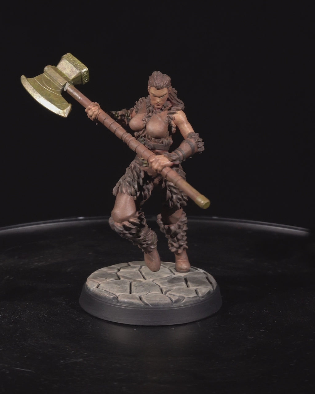 Rinessa Brutus - Barbarian - 32mm - Resin - Unpainted