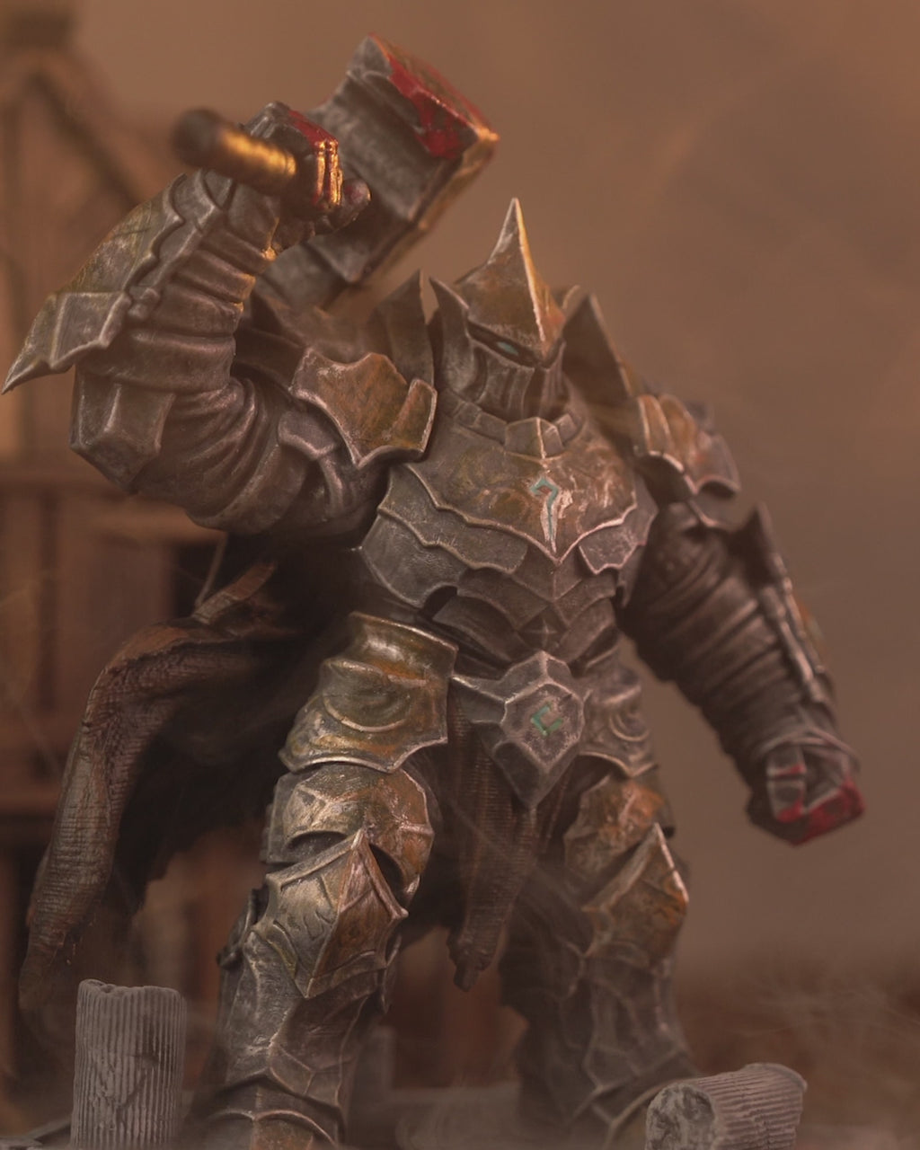 Warden Golem  Painted model - 32mm - Unpainted