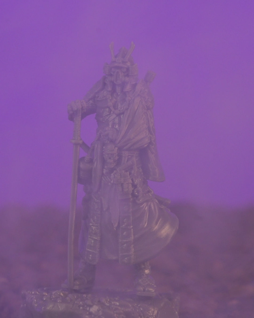 CYBER SAMURAI - Science Fiction - Human - 32mm - Unpainted