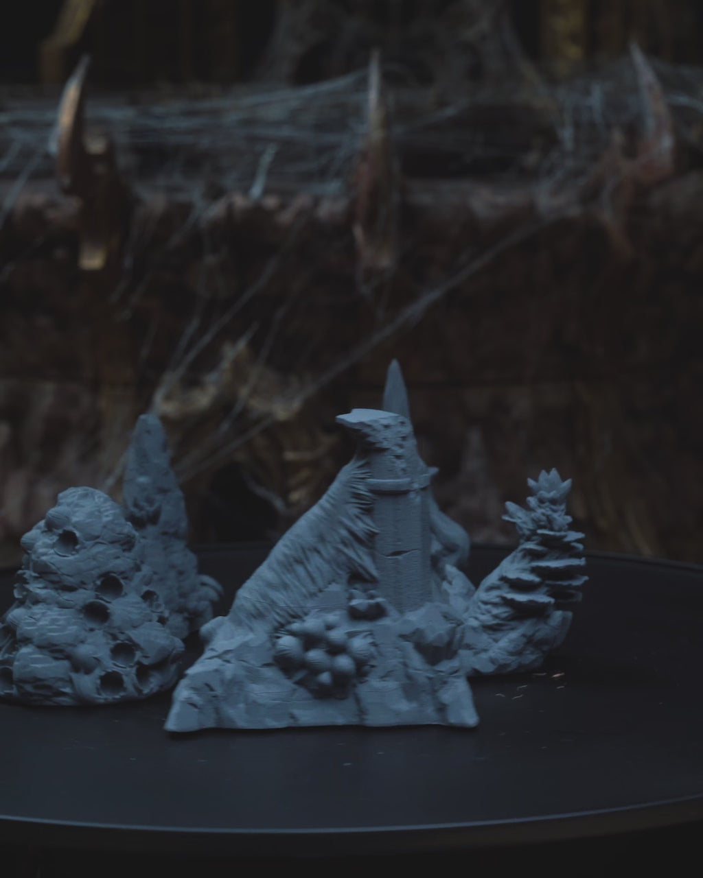 Under Dark Prop Set - Terrain - 10 pc - 32mm - Resin - Unpainted